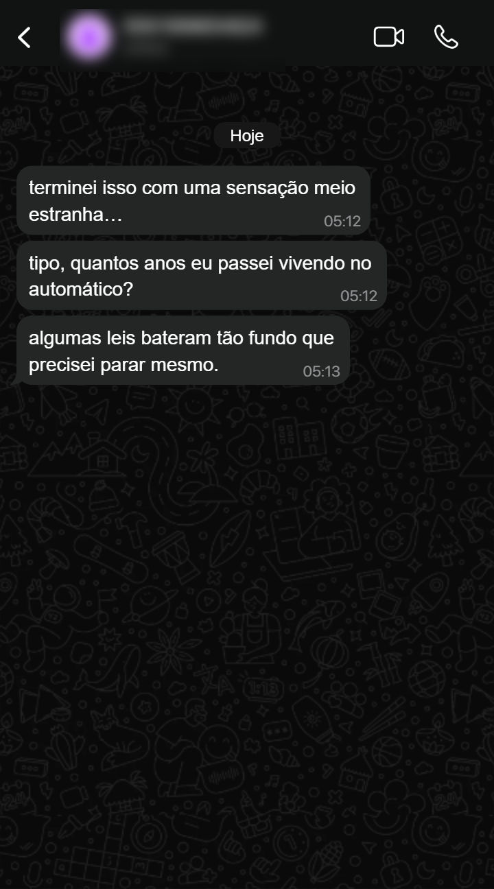 Vivendo no automático