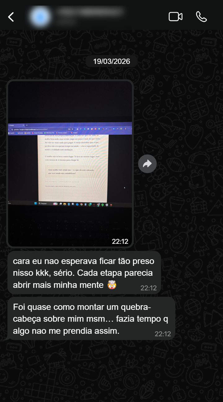 Quebra-cabeça sobre mim mesmo